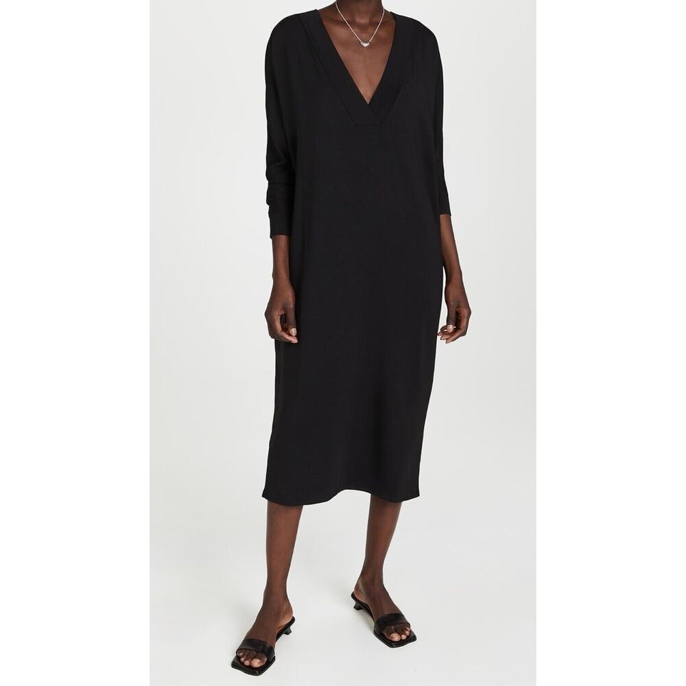 Hatch Black Midi Dress